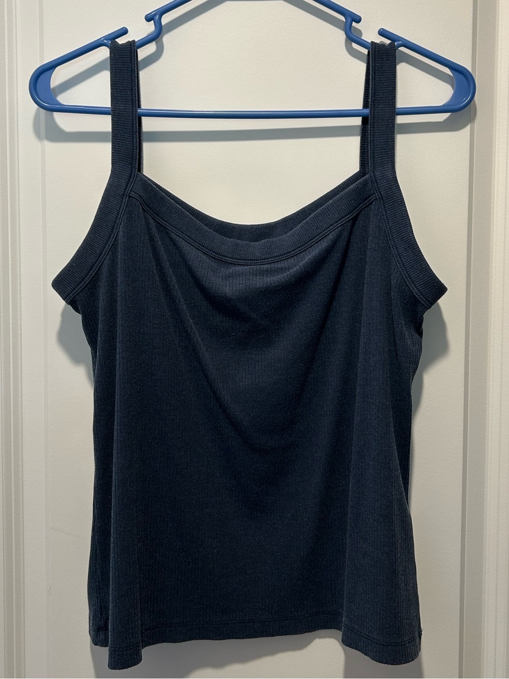 American Eagle Dark Navy Ribbed Cami Tank Top XL